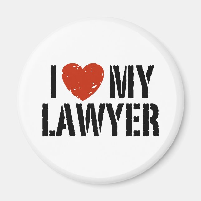 I Kärlek My Lawyer Magnet (Framsidan)