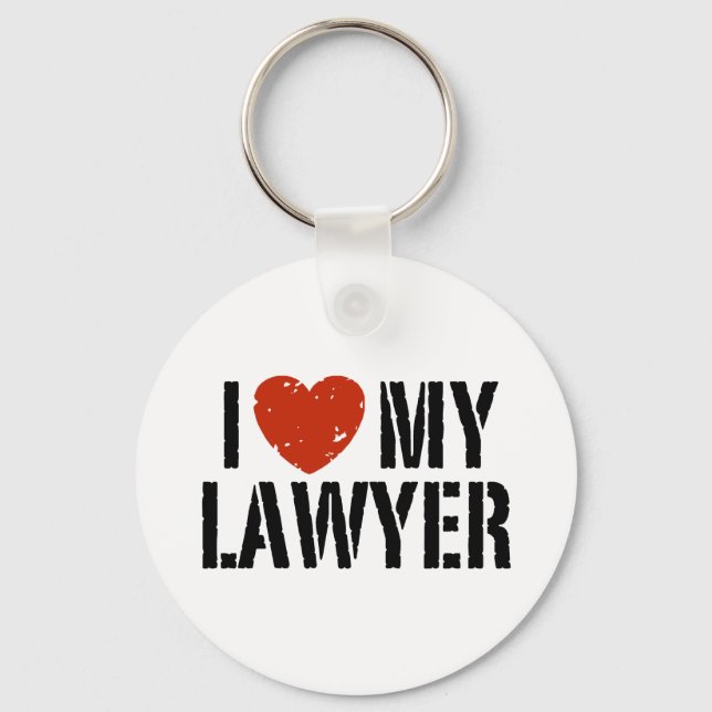 I Kärlek My Lawyer Nyckelring (Framsida)