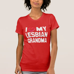 I KÄRLEK MY LESBISK GRANDMA - - T-SHIRT