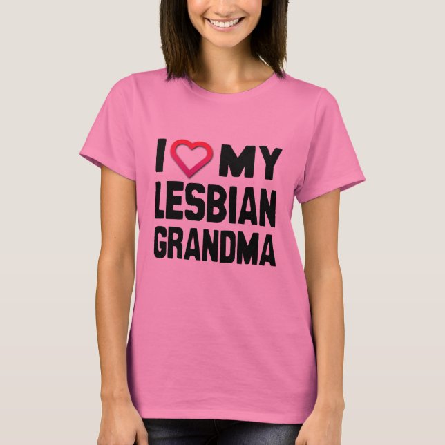 I KÄRLEK MY LESBISK GRANDMA - TEE (Framsida)
