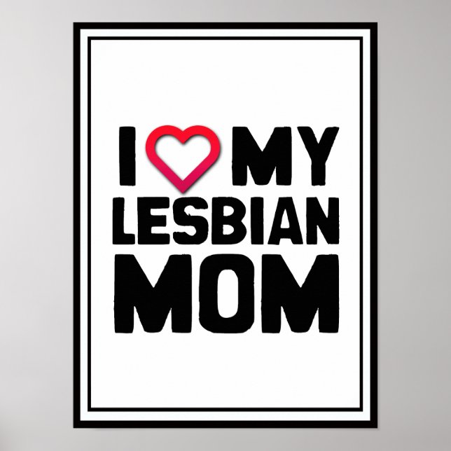 I KÄRLEK MY LESBISK MAMMA POSTER (Framsidan)