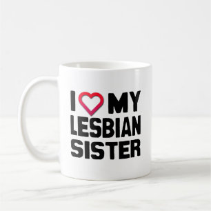 I KÄRLEK MY LESBISK SISTER -.png Kaffemugg