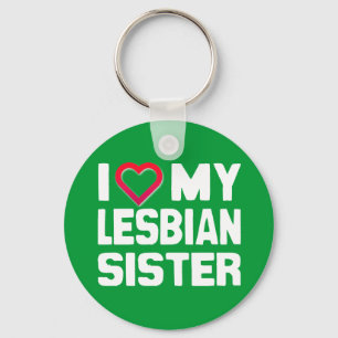 I KÄRLEK MY LESBISK SISTER - -.png Nyckelring