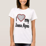 I Kärlek My Lhasa Apso Cute Red Heart Hund Photo T Shirt<br><div class="desc">Den här roligtens t-shirt låter dig visa hur mycket du kärlek din Lhasa Apso! Skjortan har en roligt hjärtformade fotodroppe i ram där du kan ladda upp ett foto av din egen Lhasa Apso. Hundälskarna kommer att falla i kärlek med roligtens anpassade t-shirt som gör att du kan ladda upp...</div>