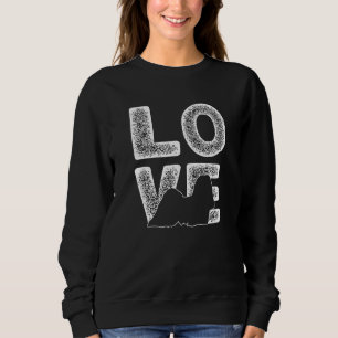 I Kärlek My Lhasa Apso Hund Tema Design T Shirt