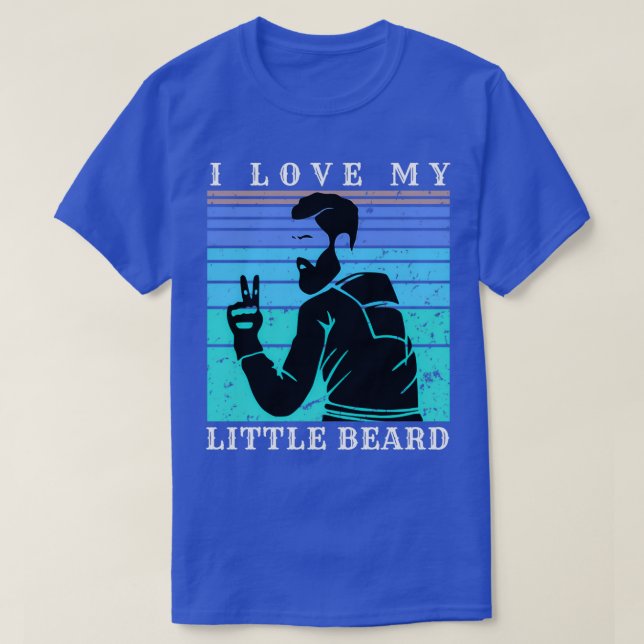 I Kärlek My Little Beard 13 T Shirt (Design framsida)
