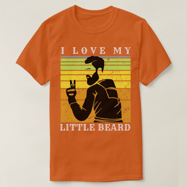 I Kärlek My Little Beard 16 T Shirt (Design framsida)