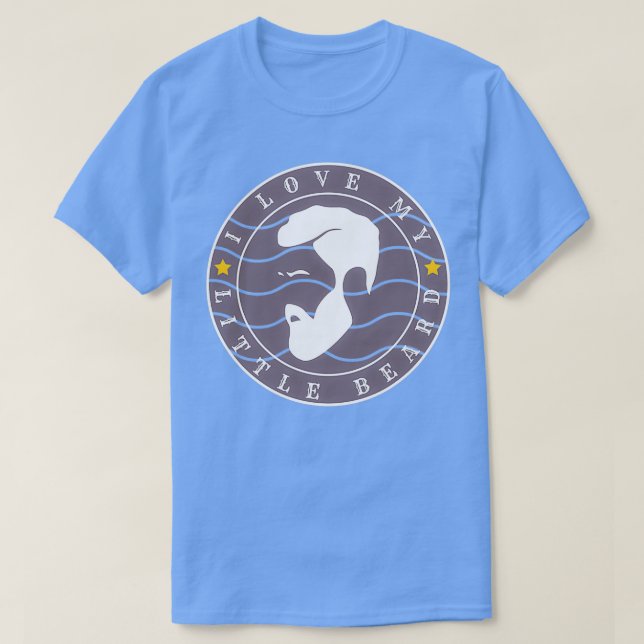 I Kärlek My Little Beard 17 T Shirt (Design framsida)