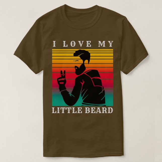I Kärlek My Little Beard 20 T Shirt (Design framsida)