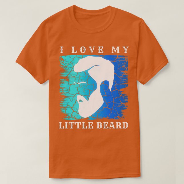 I Kärlek My Little Beard 21 T Shirt (Design framsida)
