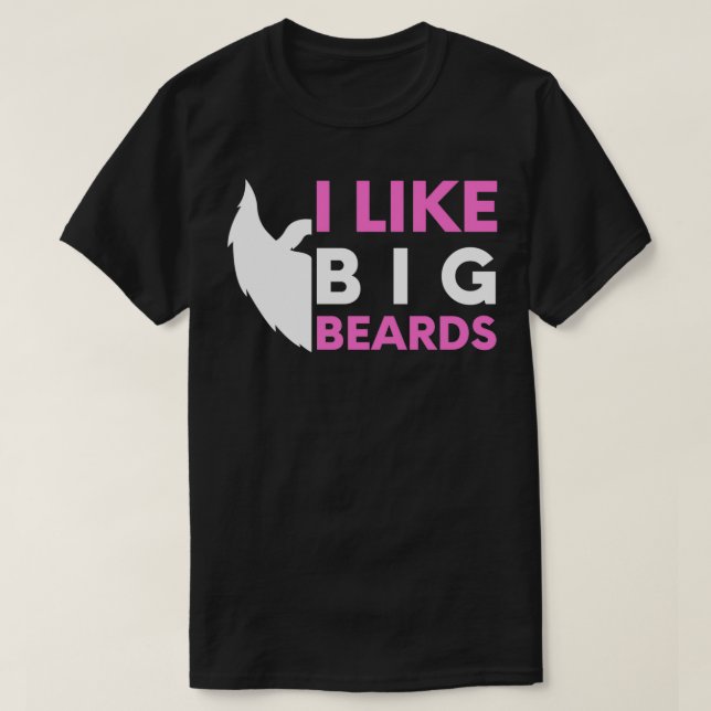 I Kärlek My Little Beard 41 T Shirt (Design framsida)