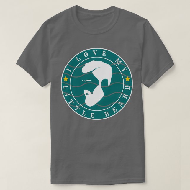 I Kärlek My Little Beard 47 T Shirt (Design framsida)