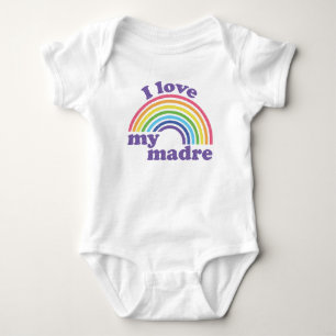 I Kärlek My Madre - Cute Rainbow T Shirt