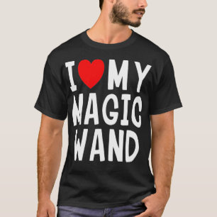 I Kärlek My Magic Trollspö Heart Magician Gift  T Shirt