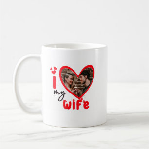 I Kärlek My Maka Photo Gift Classic Mugg, 11 oz Kaffemugg