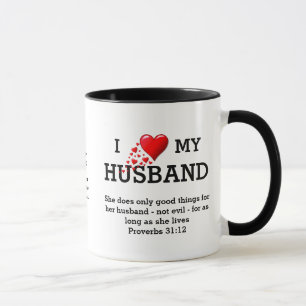 I KÄRLEK MY MAKE Anpassningsbar kristen Valent Mugg