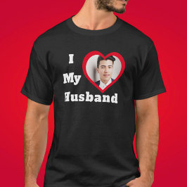 I Kärlek My Make Bae Personlig Anpassningsbar Phot T Shirt