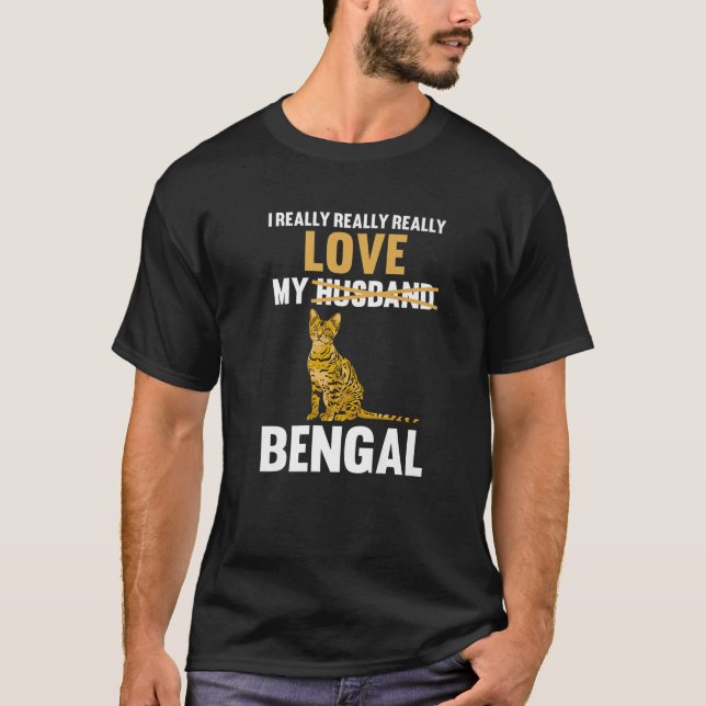 I Kärlek My Make Bengal T Shirt (Framsida)