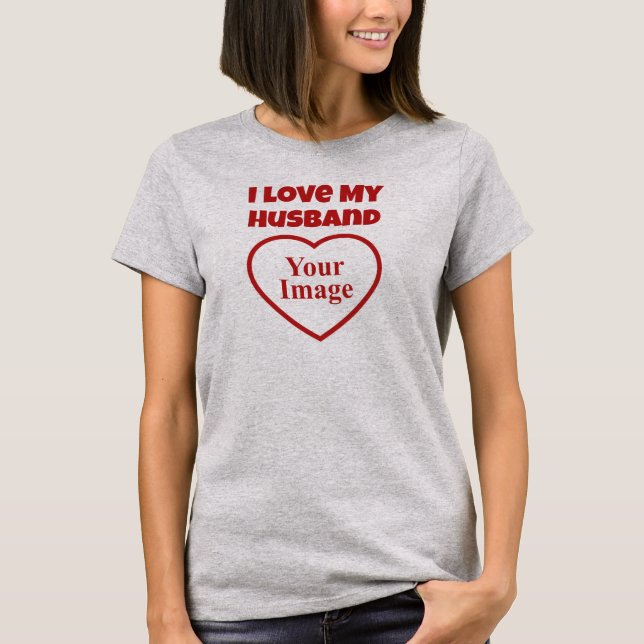 I Kärlek My Make Photo T Shirt (Framsida)