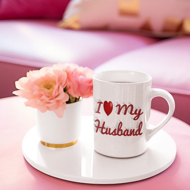 I Kärlek My Make söt röd text Jumbo Mugg (Skapare uppladdad)