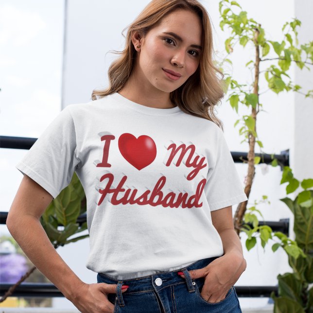 I Kärlek My Make söt röd text T Shirt (Skapare uppladdad)