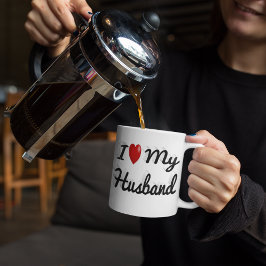 I Kärlek My Make söt svart text Kaffemugg