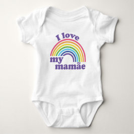 I Kärlek My Mamãe - Cute Rainbow T Shirt