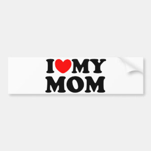 I Kärlek My Mamma Bildekal