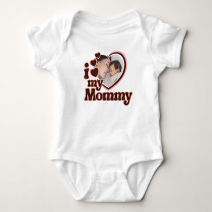 I Kärlek My Mamma Brown Photo T Shirt