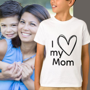 I Kärlek My Mamma Heart T Shirt
