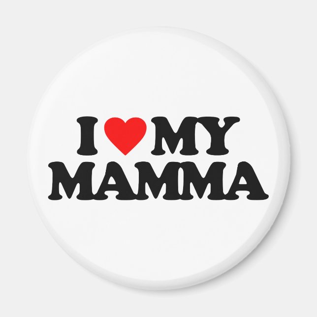 I KÄRLEK MY MAMMA MAGNET (Framsidan)