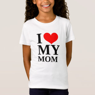 I Kärlek My Mamma Mors dag T-Shirt