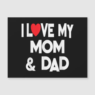 I Kärlek My Mamma & Pappa - Firar Family Mor Fath
