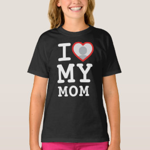 I Kärlek My Mamma Photo Text DDotter T Shirt