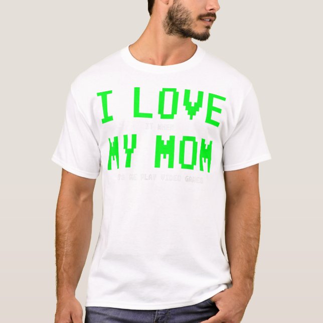 I Kärlek My Mamma Shirt - Spelgåvor för T (Framsida)