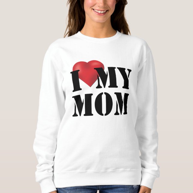 I Kärlek My Mamma T Shirt (Framsida)