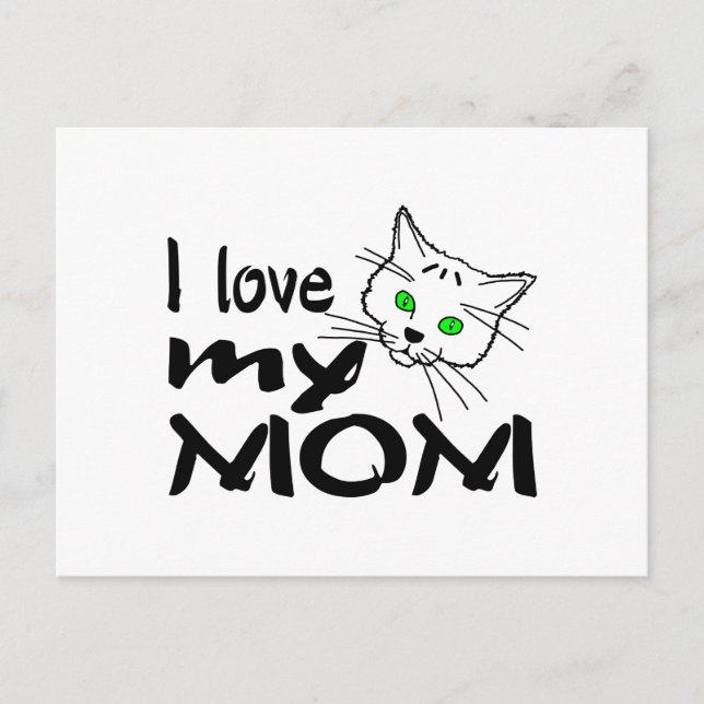 I Kärlek My Mamma Vykort (Framsida)