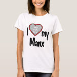 I Kärlek My Manx - Red Heart Shaped Cat Photo T Shirt<br><div class="desc">Den här roligtens t-shirt låter dig visa hur mycket du kärlekar din Manx! Skjortan har en roligt hjärtformade fotodroppe i ram där du kan ladda upp ett foto av din egen Manx. Kattälskare kommer att falla i kärlek med roligtens anpassade t-shirt som gör att du kan ladda upp din egen...</div>