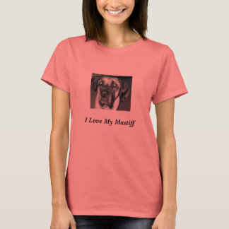 I Kärlek My Mastiff T Shirt