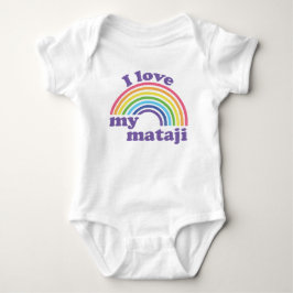 I Kärlek My Mataji - Cute Rainbow T Shirt