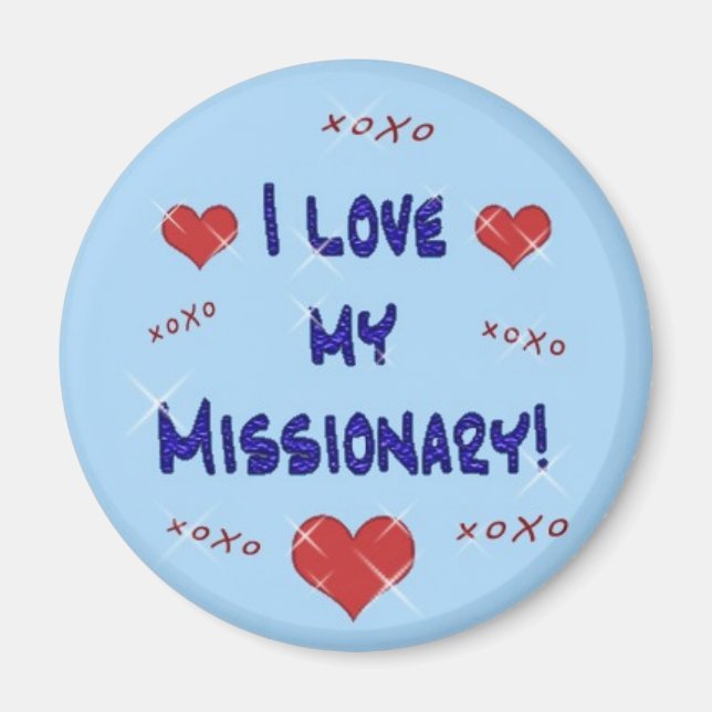 I Kärlek My Missionary Magnet (Framsidan)