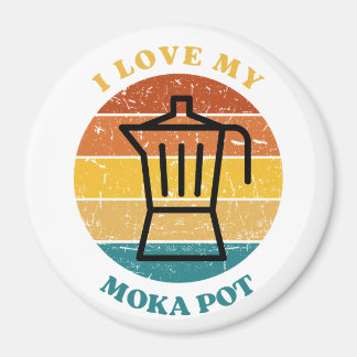 I Kärlek My Moka Pot Magnet
