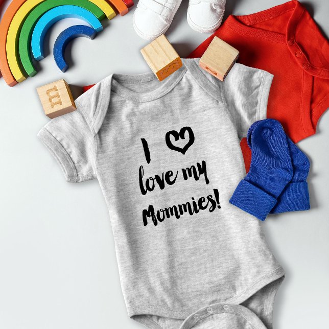 I Kärlek My Mommies Baby Jersey Shirt Tröja (Skapare uppladdad)