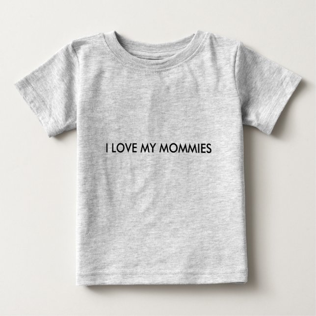 I KÄRLEK MY MOMMIES på sidan Tee Shirt (Framsida)