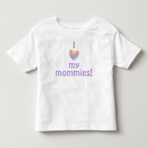 I Kärlek My Mommies Småbarn T-Shirt