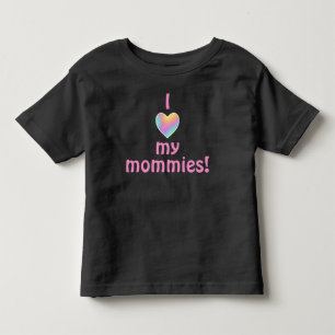I Kärlek My Mommies Småbarn T-Shirt