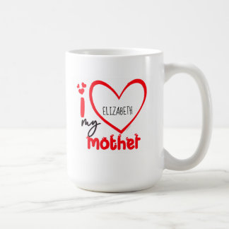 I Kärlek My Mor Photo Gift Coffee Mugg
