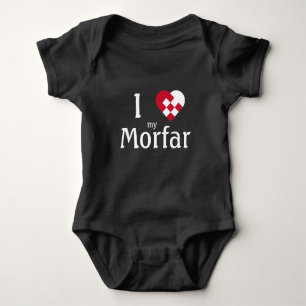 I Kärlek My Morfar (mor far) söta baby T Shirt