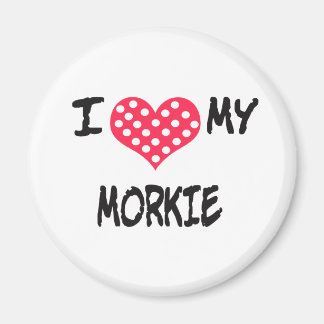 I kärlek my Morkie Magnet