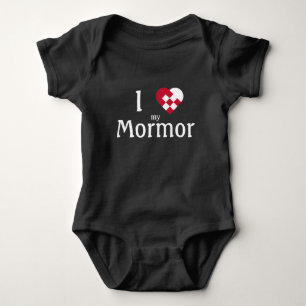 I Kärlek My Mormor (mödrar mor) söt baby T Shirt